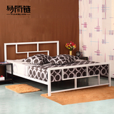 包邮特价欧式铁艺床铁床架1.5米双人床1.8米儿童床单人床1.2米
