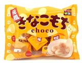 日本进口零食松尾元祖黄豆粉巧克力QQ年糕夹心糯米糍巧克力 7个入