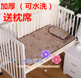定做夏季儿童凉席宝宝婴儿床幼儿园专用床席草席童床冰丝席子批发