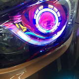 现代新悦动大灯总成改装LED日行灯双光透镜氙气灯泡悦动汽车大灯