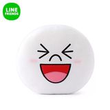 LINE FRIENDS 馒头人毛绒玩具抱枕靠垫30cm公仔玩偶卡通送朋友