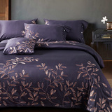 床上四件套纯棉1.8m床单四件套长绒棉全棉绣花被套2.2x2.4米2x2.3