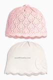 【NEXT正品英国代购】女宝宝粉色/米色针织帽两件裝 （0月-2岁）