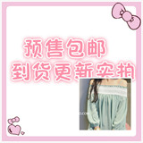 【ZYSTUDIO】 粉色绿色减龄软妹子精致雪纺上衣 肩带可拆卸