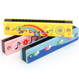 可得可儿童卡通木质口琴早教乐器益智吹奏小玩具初学小口风琴礼物