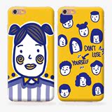 iphone6手机壳苹果5se保护壳6plus硅胶套软壳个性趣味欧美女4.7韩
