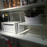 IKEA宜家代购瓦瑞拉搁板插件厨房置物架储物电饭锅架调味料架特价