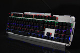 狼途（Langtu）ZL200 青轴机械键盘 有线电竞游戏键盘 RGB背光