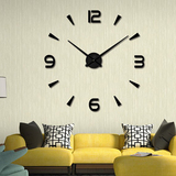 现代简约diy客厅钟表时钟时尚挂表创意欧式数字大挂钟装饰壁钟圆