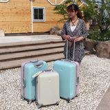 louistravel铝框拉杆箱旅行箱包行李箱万向轮登机箱女潮24寸26寸