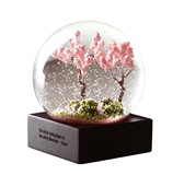 九猪四季春夏秋冬3D水晶球玻璃摆件装饰品 情侣生日礼物送女朋友