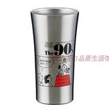 日本进口正品 史努比 不锈钢保温杯 隔热 咖啡杯 啤酒杯礼物300ml