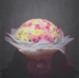 LOVITA'S 重庆同城鲜花速递 情人七夕节生日求婚99朵香槟玫瑰花束