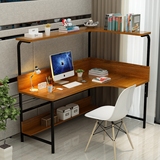 简约现代电脑桌经济型学习桌个性转角书桌墙角家用拐角台式办公桌