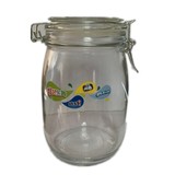 散装乐园 玻璃密封罐储物罐干果罐收纳罐糖果散装透明玻璃罐1kg