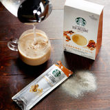 美国 星巴克starbucksVIA3合1速溶咖啡 焦糖拿铁咖啡32g单支
