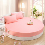 圆形床笠全棉2米2.2米纯棉纯色席梦思罩床罩床垫保护罩新品促销