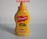 美国进口French's旗牌古典黄芥末调味酱226g寿司热狗汉堡酱