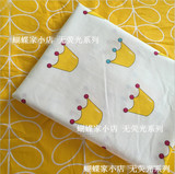 宝宝婴儿童皇冠卡通兔子床单床笠床围被套全棉纯棉斜纹布料面料