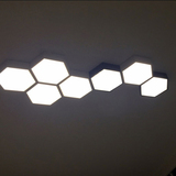 LED几何美学蜂窝蜂巢吸顶灯客厅卧室书房阳台过道飘窗组合吸顶灯