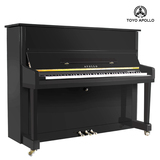 日本阿波罗钢琴黑色立式钢琴AS118EP带缓降钢琴阿波罗新钢琴
