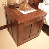 胡桃全实木时尚木质现代简约卧室家具简易小床头柜高档迷你床边柜