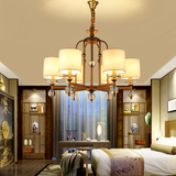 新中式铁艺风格简约玻璃客厅现代餐厅卧室酒店别墅工程水晶吊灯