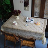 防水防烫防油桌布 欧式茶几台布餐桌布烫金PVC桌垫长方形圆形包邮