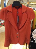 特价专柜正品雅莹奢华高级系列靓丽橙色外套G13PB1040A原价3299元