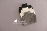 2016年秋冬新款女童女宝宝白色黑色纯棉针织弹力高领套头衫打底衫