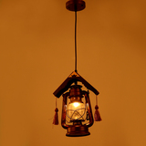 仿古马灯复古吊灯煤油灯创意个性中式灯茶馆欧式吊灯过道灯玄关灯