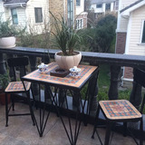铁艺桌椅 阳台桌椅组合 创意 户外桌椅 简约 欧式 咖啡桌椅酒吧