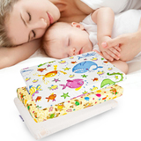 泰国进口0-4岁儿童枕头 可调节高度 宝宝防偏头加长天然乳胶枕头