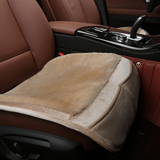 新款汽车冬季纯羊毛小三件威朗凯美瑞XRV迈腾RAV4无靠背保暖坐垫