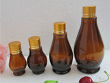 批发高档单葫芦玻璃精油瓶香水瓶调配分装空瓶化妆瓶美容工具