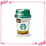 现货 日本速溶咖啡星巴克Starbucks VIA意大利烘焙风味2条入杯装