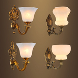 纯铜复古欧式全铜灯美式灯焊锡灯卧室床头灯客厅大厅壁灯单头壁灯