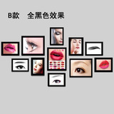韩式半永久定妆眉眼唇纹绣海报照片墙微整形宣传画美容院装饰挂画