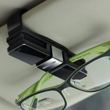 创意车载眼镜夹多功能汽车眼镜架车用眼睛夹架子遮阳板票据卡片夹