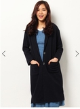 A7067日单新品韩版宽松中长款纯色西装领两粒扣长袖风衣外套女