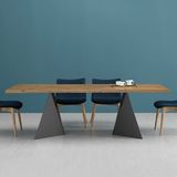 北欧餐桌吃饭桌子多功能实木美式创意简约实木办公桌长桌子工作台