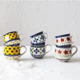 摩登主妇 创意欧式复古咖啡杯碟套装 早餐牛奶杯 办公水杯 果汁杯