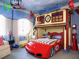 乐居贝贝创意儿童床实木儿童床创意汽车床双层儿童床高低床子母床