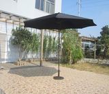 3米黑色手摇遮阳伞 户外 庭院 餐桌 家具 花圆 沙滩 伞