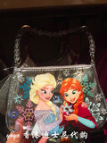 香港迪士尼代购 冰雪奇缘爱莎安娜珠链 儿童手提包 拎包 化妆包