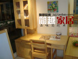 香柏年正品松木家具K06实木书柜电脑桌转角书桌学习桌办公桌