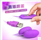 女用充电USB双跳蛋防水静音强力震动情趣高潮自慰器夫妻成人用品