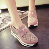 16韩版女士内增高女鞋Y-8字母鞋 松糕厚底学生阿甘鞋运动休闲鞋子