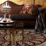 伊兹尼克土耳其原装进口波斯地毯红色欧式新古典美式客厅卧室茶几