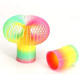 儿童宝宝创意益智玩具开心叠叠圈彩虹圈弹力弹簧圈彩虹塔玩具
